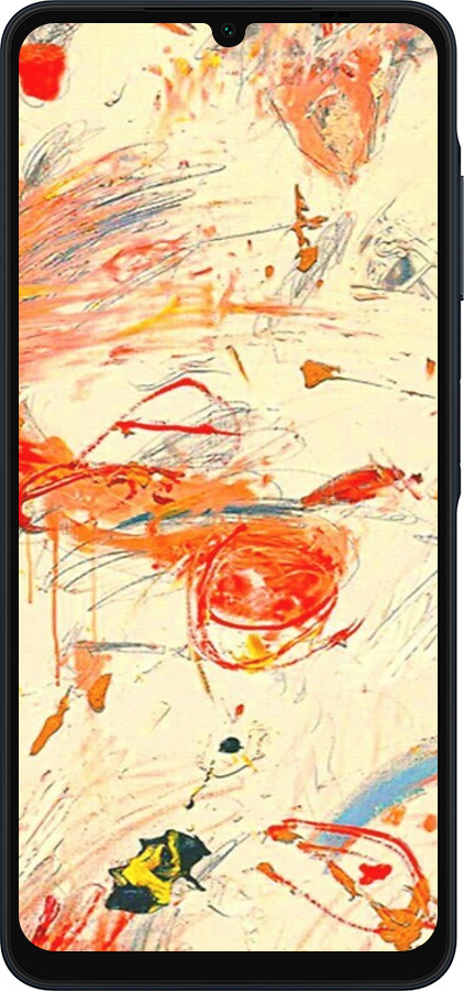 Силіконовий чехол Динамічна картина з хаотичними мазками для Samsung Galaxy A06 4G - 6540u-3776 изображение 