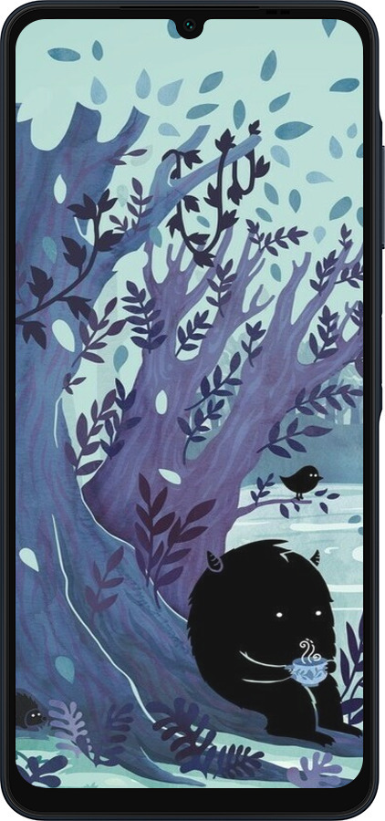 Силиконовый чехол Арт принт Тихое место чая для Samsung Galaxy A06 4G - 6544u-3776 изображение 