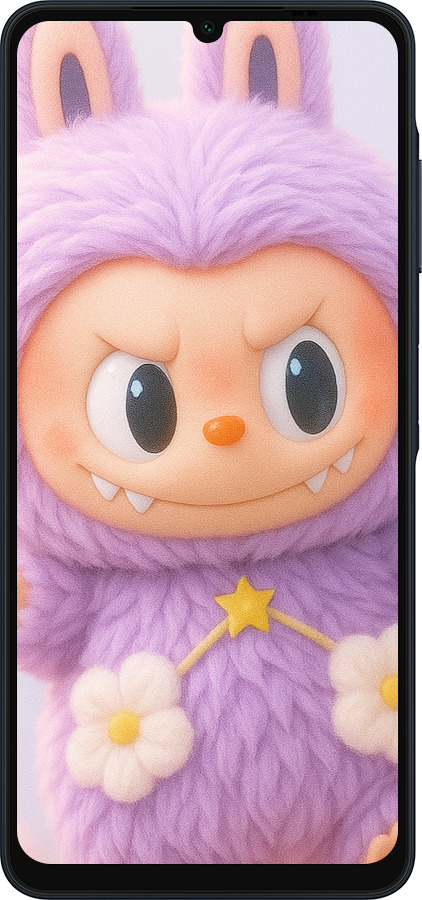 Силиконовый чехол Лабубу для Samsung Galaxy A06 4G - 6708u-3776 изображение 