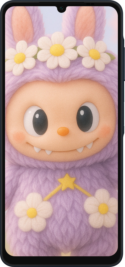 Силиконовый чехол Лабубу 1 для Samsung Galaxy A06 4G - 6709u-3776 изображение 