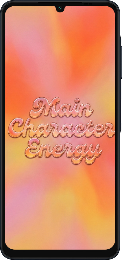 Силіконовий чехол Aura Gradient Main Character Energy Aesthetic Y2K для Samsung Galaxy A06 4G - 6783u-3776 изображение 