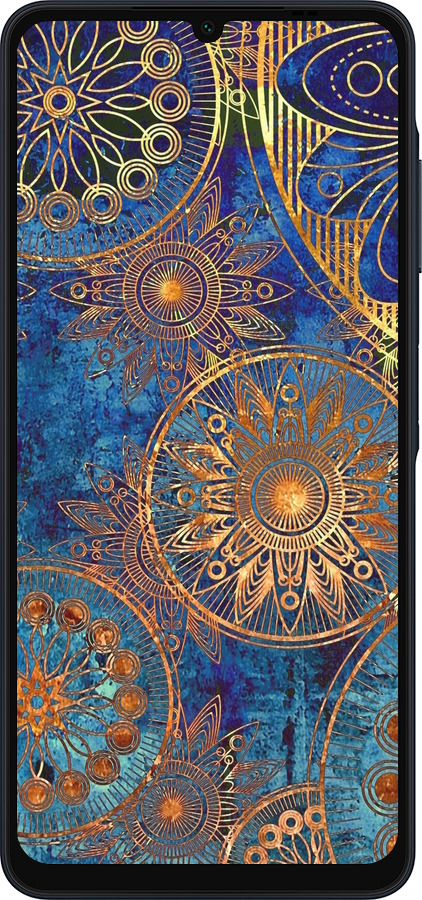 Силіконовий чехол Золотий візерунок для Samsung Galaxy A06 4G - 678u-3776 изображение 