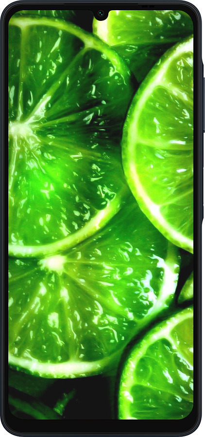 Силиконовый чехол Зелёные дольки лимона для Samsung Galaxy A06 4G - 852u-3776 изображение 