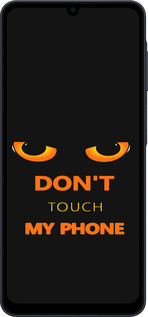 Силиконовый чехол Don't touch the phone для Samsung galaxy a07 - 4261u-4059 изображение 