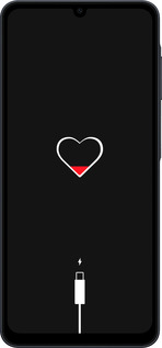 Силіконовий чехол Підзарядка серця для Samsung galaxy a07 - 4274u-4059 изображение 