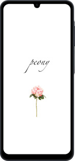 Силиконовый чехол Пион для Samsung galaxy a07 - 4366u-4059 изображение 