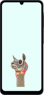 Силиконовый чехол Модная лама для Samsung galaxy a07 - 4479u-4059 изображение 