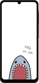 Силиконовый чехол Акула для Samsung galaxy a07 - 4870u-4059 изображение 