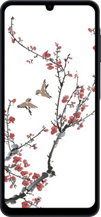 Силиконовый чехол Сакура v2 для Samsung galaxy a07 - 5538u-4059 изображение 