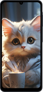 Силиконовый чехол White cat для Samsung galaxy a07 - 5646u-4059 изображение 
