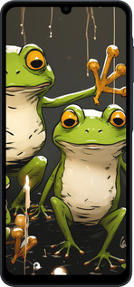 Силиконовый чехол Жабки 2 для Samsung galaxy a07 - 5657u-4059 изображение 