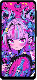 Силиконовый чехол Аниме милаха для Samsung galaxy a07 - 6314u-4059 изображение 