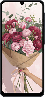 Силіконовий чехол Півонії 1 для Samsung galaxy a07 - 6705u-4059 изображение 