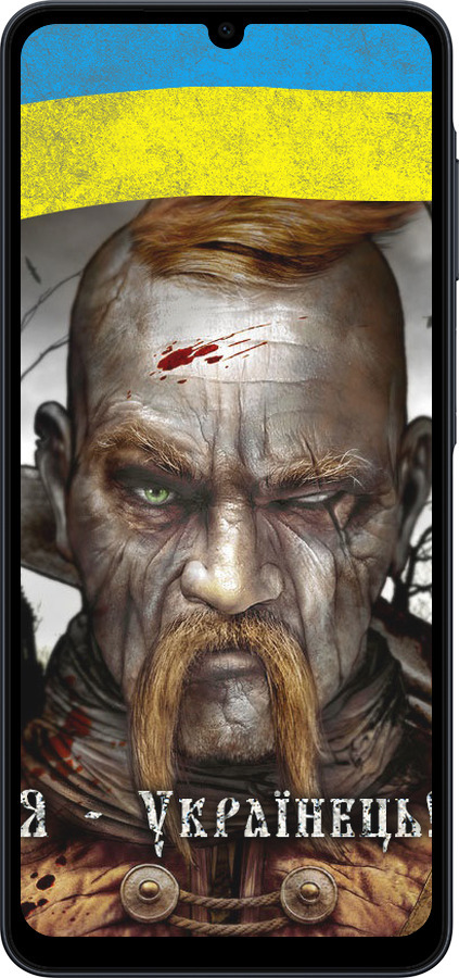 Силиконовый чехол Козак-Украинец для Samsung galaxy a07 - 1150u-4059 изображение 