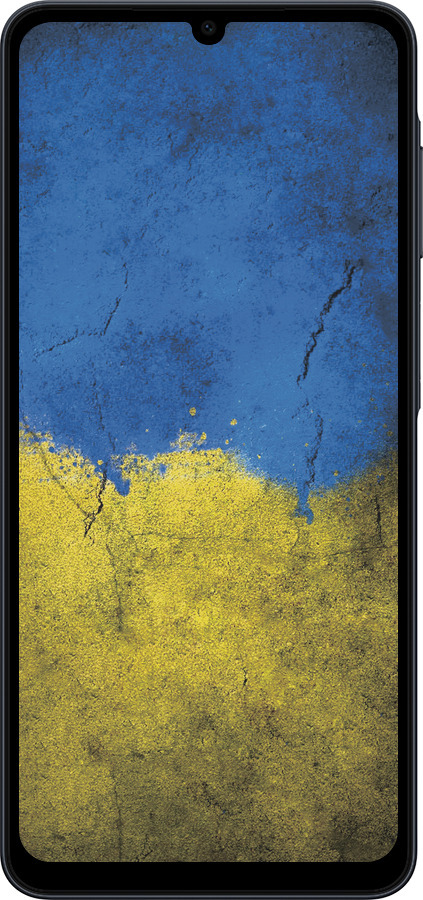 Силиконовый чехол Флаг Украины 2 для Samsung galaxy a07 - 401u-4059 изображение 