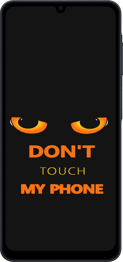 Силиконовый чехол Don't touch the phone для Samsung galaxy a07 - 4261u-4059 изображение 