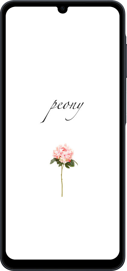 Силиконовый чехол Пион для Samsung galaxy a07 - 4366u-4059 изображение 