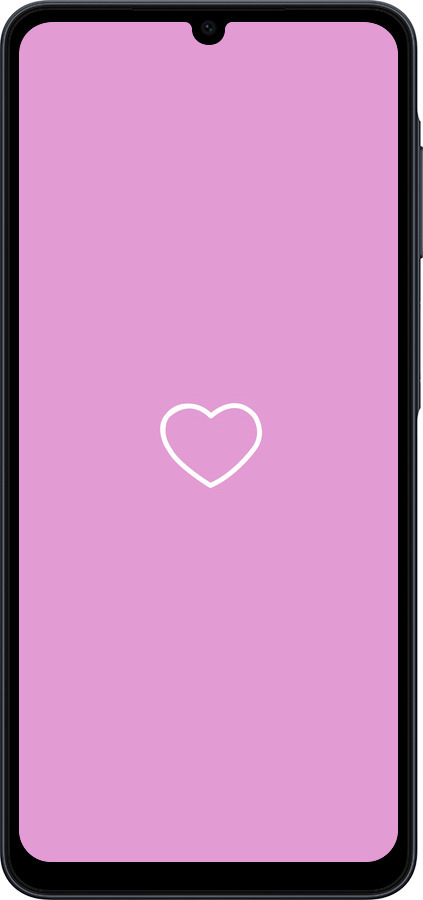 Силиконовый чехол Сердце 2 для Samsung galaxy a07 - 4863u-4059 изображение 