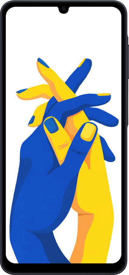 Силиконовый чехол Stand With Ukraine для Samsung galaxy a07 - 5255u-4059 изображение 