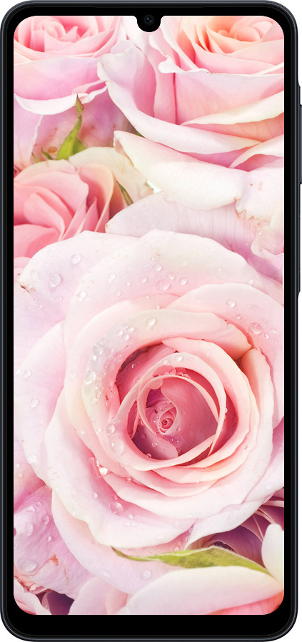 Силиконовый чехол Розы для Samsung galaxy a07 - 525u-4059 изображение 