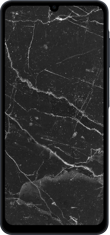 Силиконовый чехол Черный мрамор v2 для Samsung galaxy a07 - 5568u-4059 изображение 