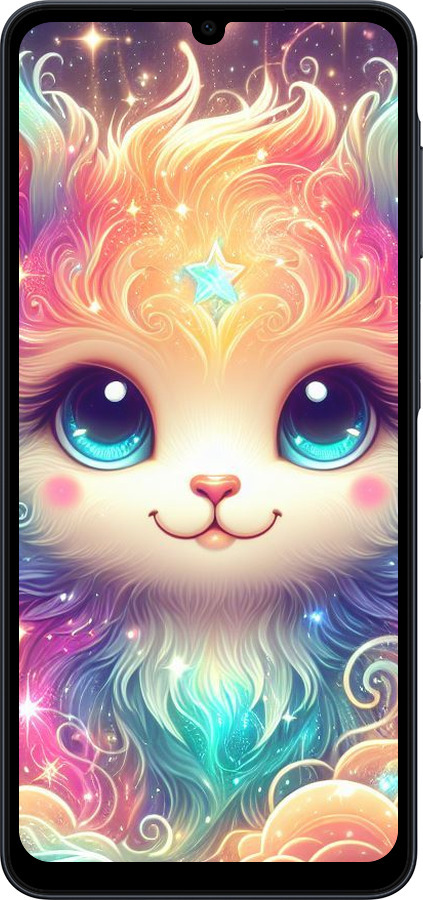 Силіконовий чехол Казкове кошеня для Samsung galaxy a07 - 5813u-4059 изображение 