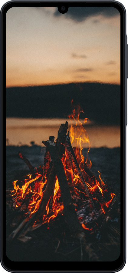Силиконовый чехол Огонь для Samsung galaxy a07 - 6021u-4059 изображение 
