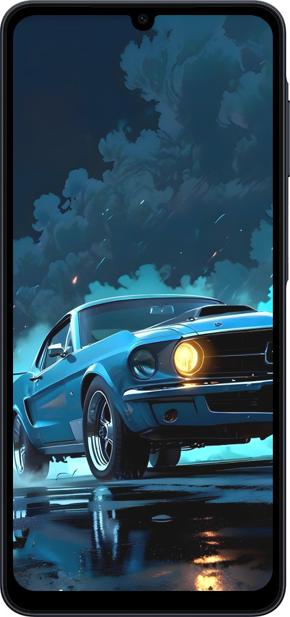 Силиконовый чехол Форд мустанг для Samsung galaxy a07 - 6374u-4059 изображение 