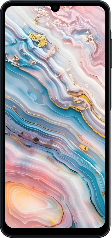 Силіконовий чехол Мрамор красивый для Samsung galaxy a07 - 6376u-4059 изображение 
