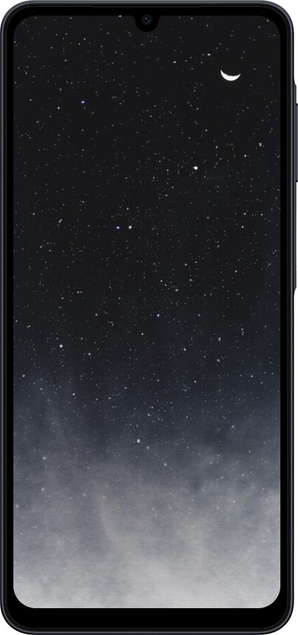Силиконовый чехол Сині хмари, Синій місяць для Samsung Galaxy A07s - 6396u-4509 изображение 