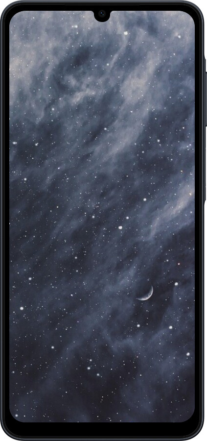 Силиконовый чехол Голубые облака, Голубая луна для Samsung galaxy a07 - 6398u-4059 изображение 