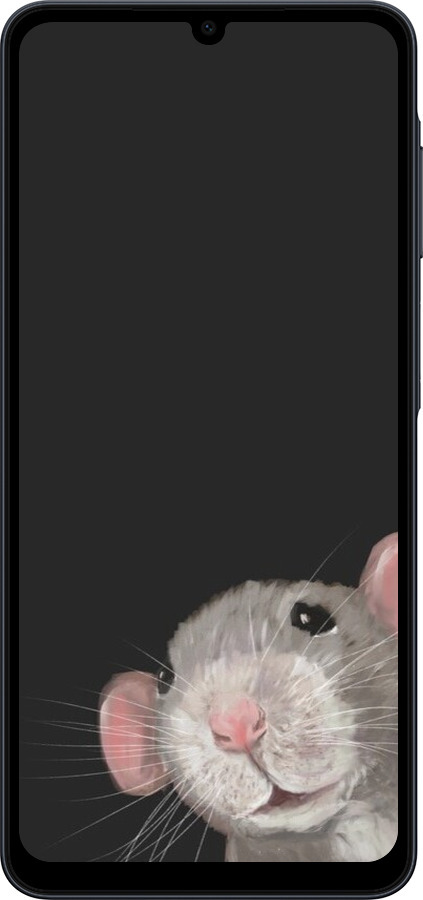 Силіконовий чехол The Peeking Rat для Samsung galaxy a07 - 6442u-4059 изображение 