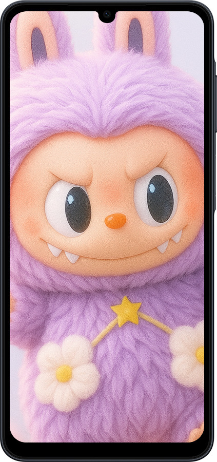 Силиконовый чехол Лабубу для Samsung galaxy a07 - 6708u-4059 изображение 
