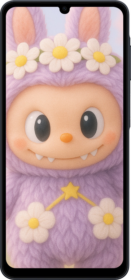 Силиконовый чехол Лабубу 1 для Samsung galaxy a07 - 6709u-4059 изображение 