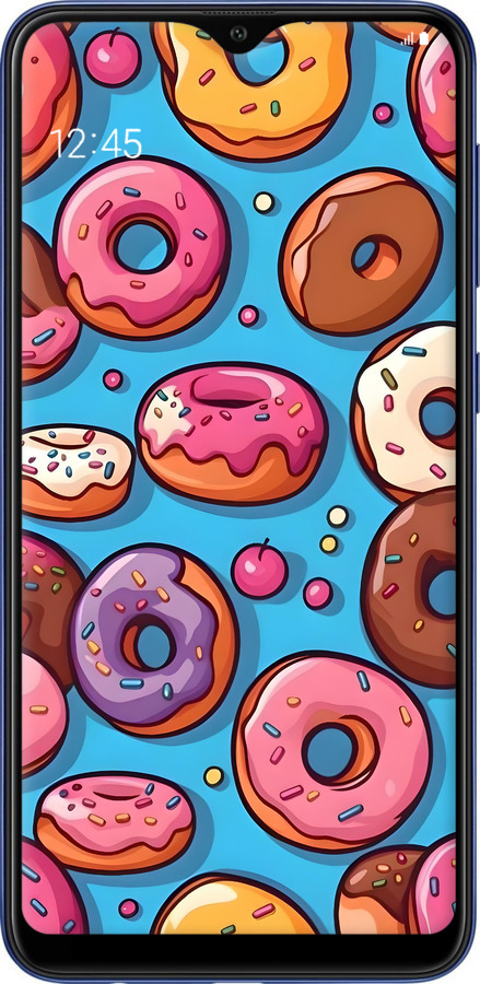 TPU чехол Пончики для Samsung Galaxy A10 2019 A105F - 6318b-1671 изображение 