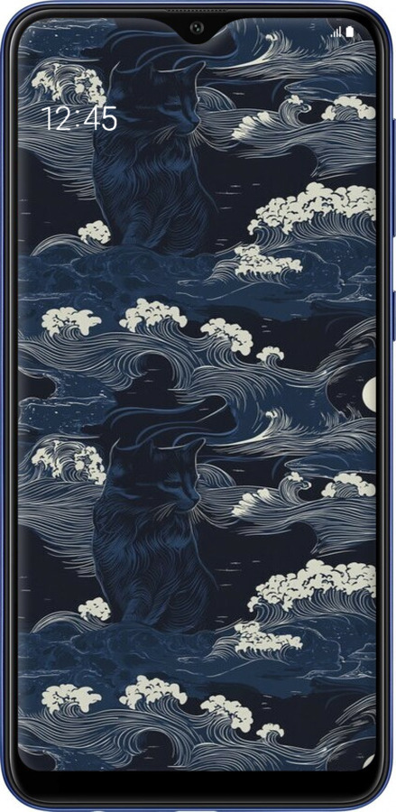 TPU чехол Морская тематика в стиле арт-деко для Samsung Galaxy A10 2019 A105F - 6520b-1671 изображение 