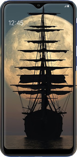 3D пластиковый матовый чехол Корабль для Samsung Galaxy A10 2019 A105F - 5998m-1671 изображение 