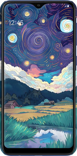 3D пластиковый матовый чехол Креативный арт для Samsung Galaxy A10 2019 A105F - 6322m-1671 изображение 