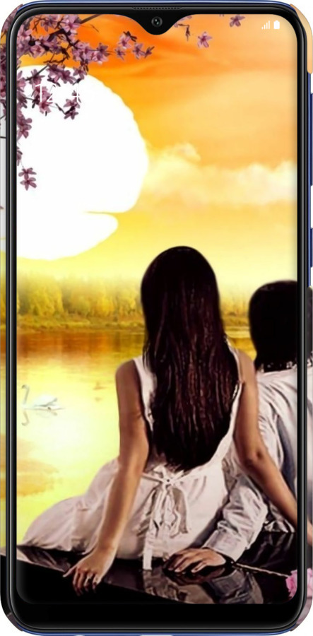 3D пластиковый матовый чехол Sunset для Samsung Galaxy A10 2019 A105F - 6607m-1671 изображение 