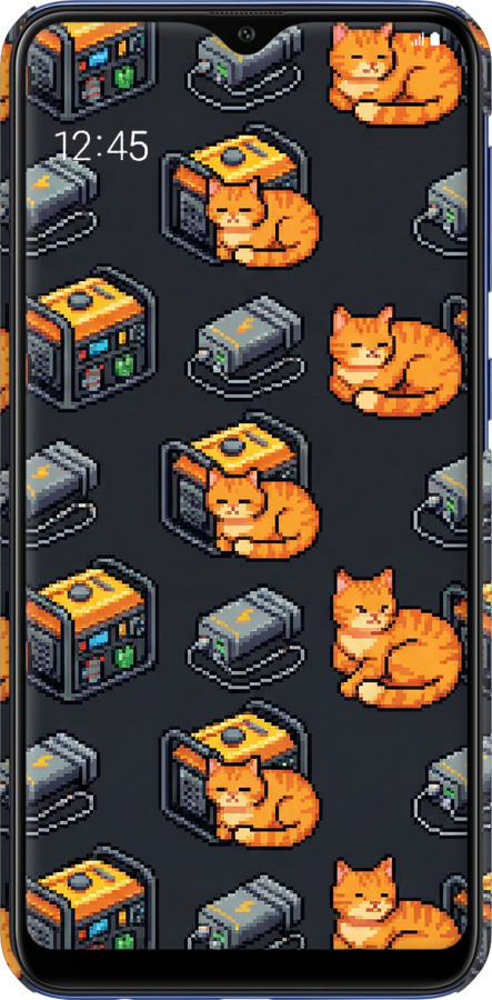 3D пластиковый матовый чехол Autonomous Zone для Samsung Galaxy A10 2019 A105F - 6771m-1671 изображение 