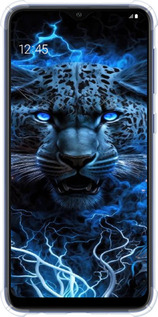 Силикон с усиленными углами чехол Ледяной леопард для Samsung Galaxy A10 2019 A105F - 6460sp-1671 изображение 