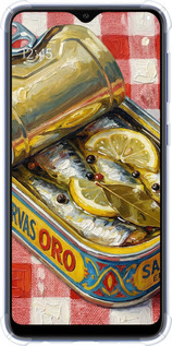 Силикон с усиленными углами чехол Vintage Sardine Tin Phone для Samsung Galaxy A10 2019 A105F - 6772sp-1671 изображение 