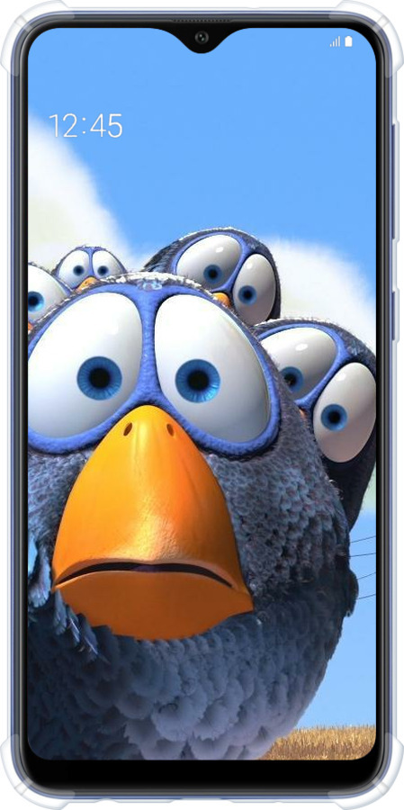 Силіконовий протиударний с посиленими кутами чехол Angry Birds для Samsung Galaxy A10 2019 A105F - 6008sp-1671 изображение 