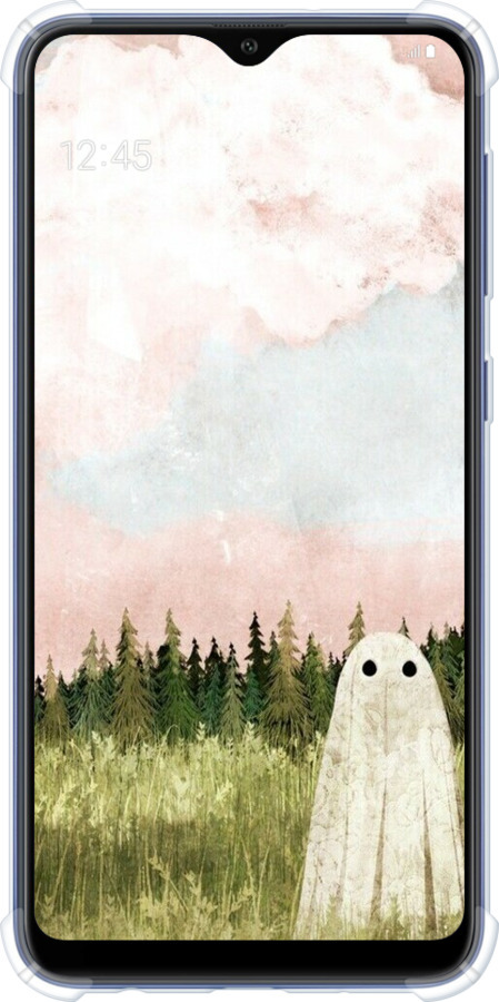 Силіконовий протиударний с посиленими кутами чехол Привид для Samsung Galaxy A10 2019 A105F - 6401sp-1671 изображение 