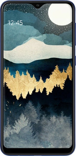2D пластиковый чехол Ночной пейзаж с лесом и горами для Samsung Galaxy A10 2019 A105F - 6493t-1671 изображение 