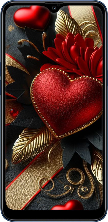 TPU чехол Сердечки v2 для Samsung Galaxy A10s A107F - 5832b-1776 изображение 