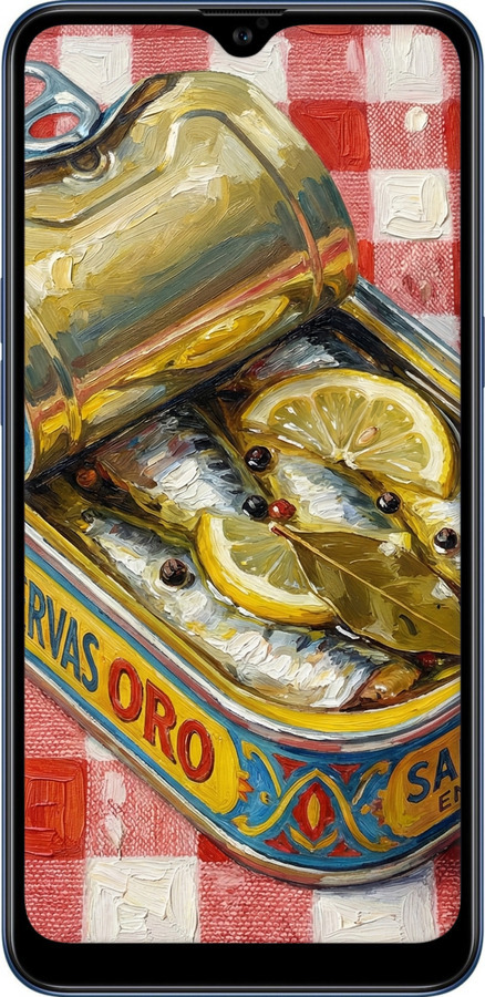 TPU чехол Vintage Sardine Tin Phone для Samsung Galaxy A10s A107F - 6772b-1776 изображение 