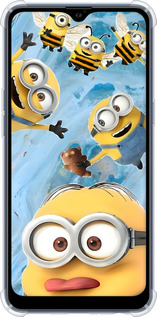 Силикон с усиленными углами чехол Миньоны для Samsung Galaxy A10s A107F - 6386sp-1776 изображение 