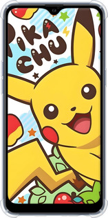 Силикон с усиленными углами чехол Пикачу 2 для Samsung Galaxy A10s A107F - 6391sp-1776 изображение 