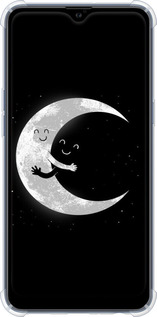Силикон с усиленными углами чехол Лунные объятия для Samsung Galaxy A10s A107F - 6508sp-1776 изображение 